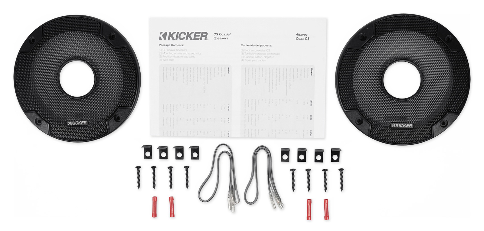 Комплект для замены динамиков задней двери Kicker 46CSC 65 для Subaru WRX 2002-2005 годов выпуска