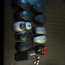 Lot Of 11 Mouses Logitech Microsoft Easter times touch staples