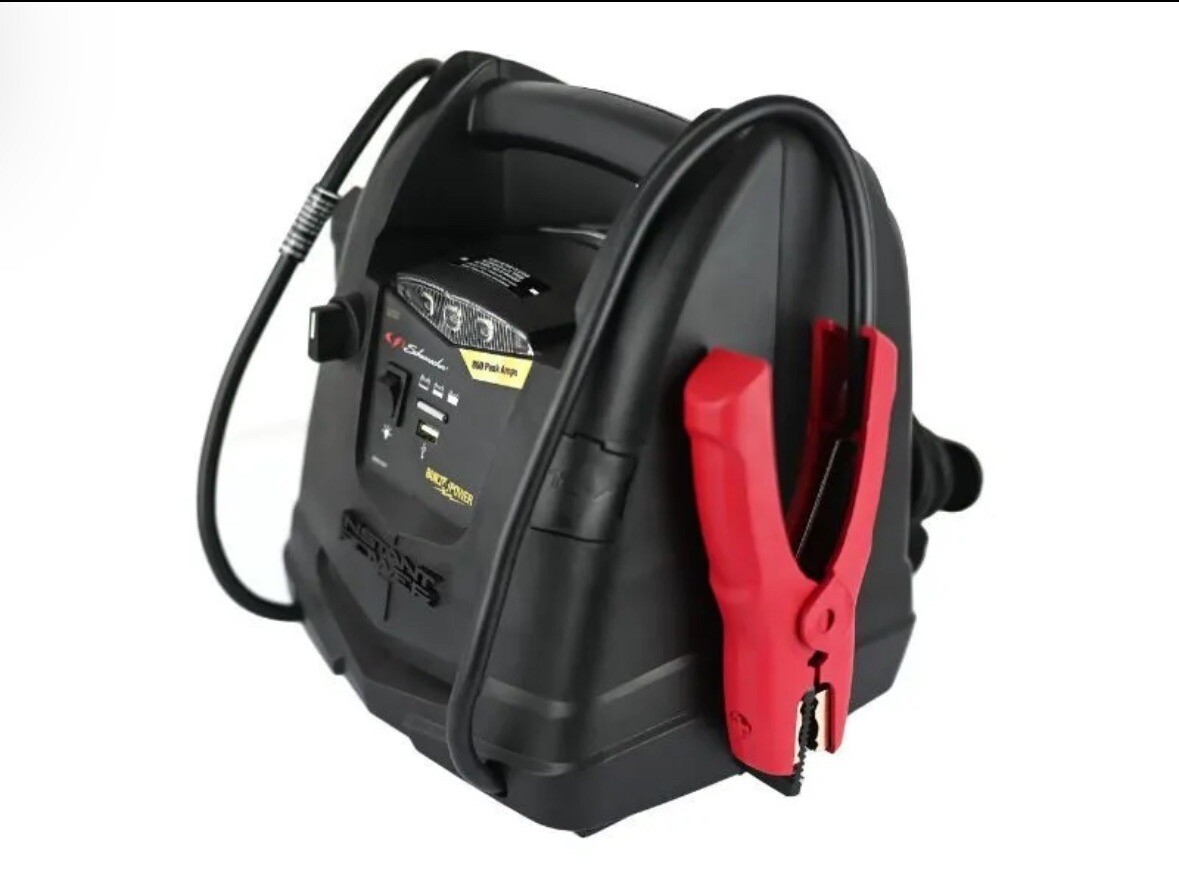 Schumacher SJ1583 Portable Power Station and 800 Peak Amp Jump Starter