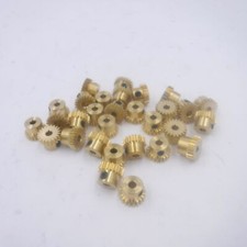 30 Pack Brass Spur Gears A 1B 2MYK05020H 20 Teeth 8.5mm Hub Dia, 3mm Bore