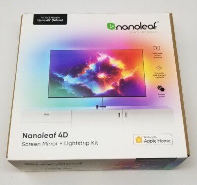 NEW Nanoleaf 4D-Screen Mirror + Lightstrip Kit For TVs & Monitors up to 65''