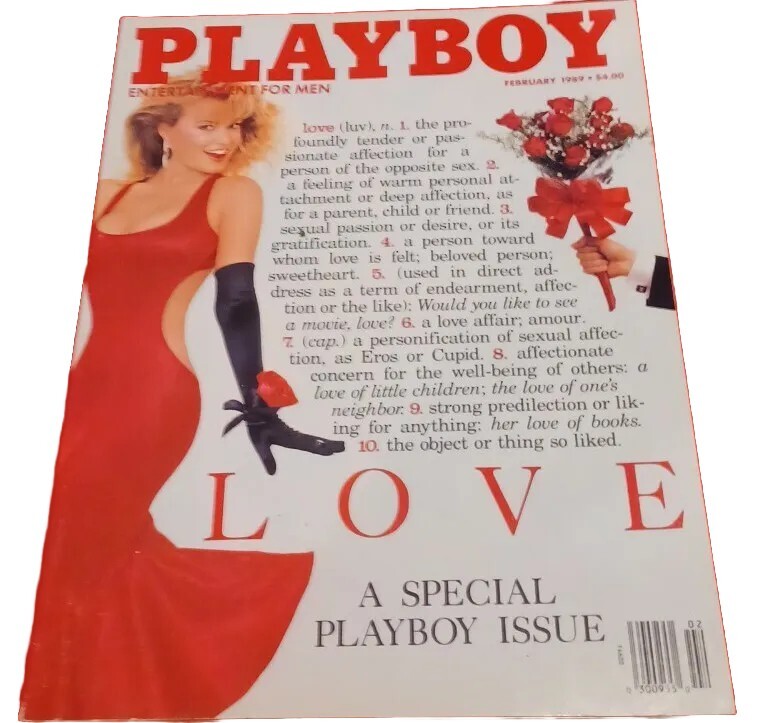 ♡Playboy Magazine♡February 1989: LOVE (luv), n. A Special Playboy Issue 