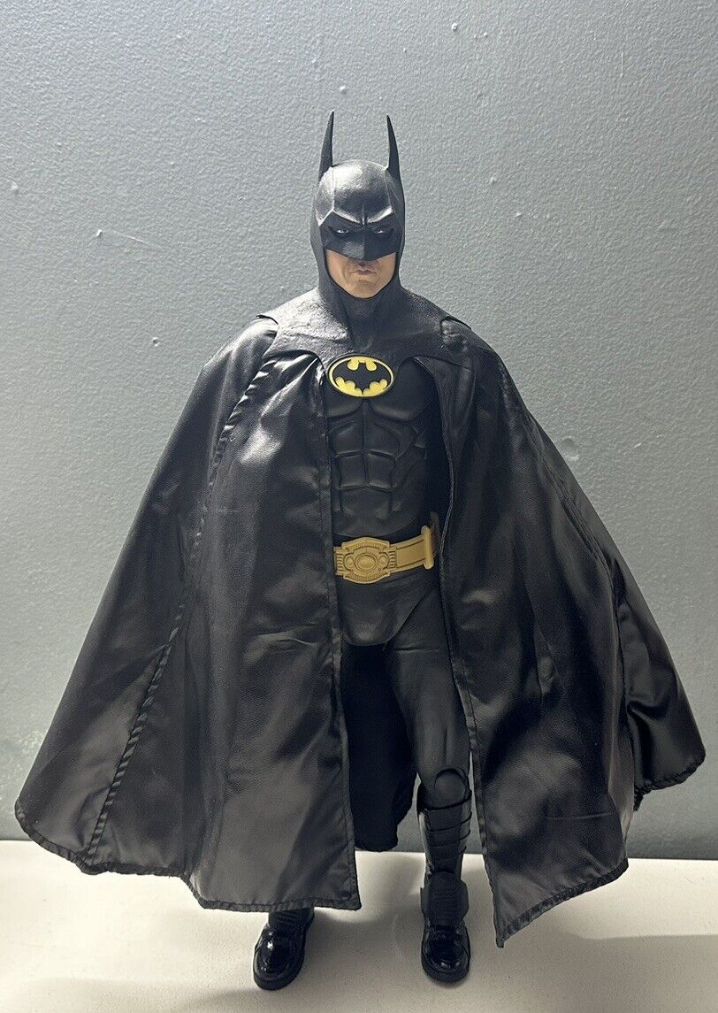 NECA 1989 Batman Michael Keaton Action Figure Scale 1/4 Fast Shipping !!!