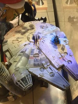 Star Wars Originelle Millenium Falcon Tonka Kenner Krogers Rare D: 53x35x15 CM - Photo 1/4