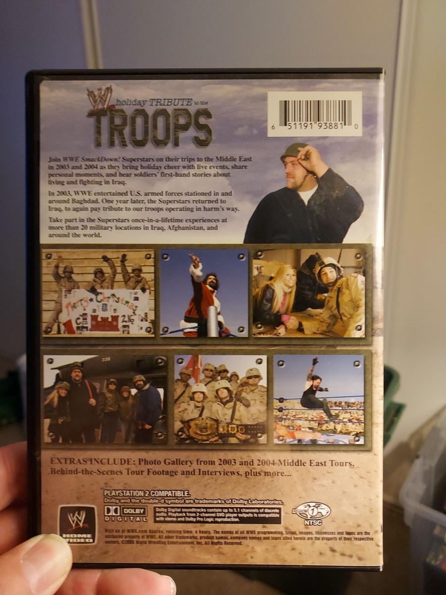 WWE - Holiday Tribute To The Troops (DVD, 2005)Perfect Condition