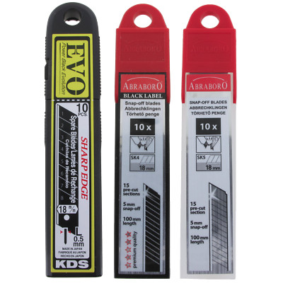 Abbrechklingen Japanklingen KDS 18mm extrem scharf oder preiswerte Alternative
