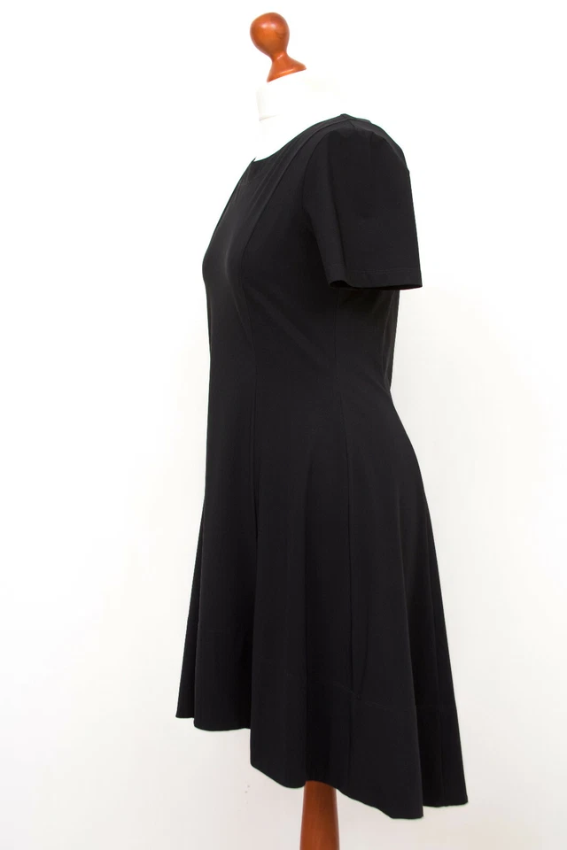 Damen ELEMENTE CLEMENTE Schwarz Kurzarm Kleid Größe 1  7082 - Bild 4 von 4