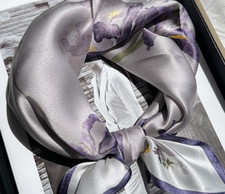 100 Mulberry Silk Scarf Women's Square 53X53CM fashion Printed shawl Scarf new