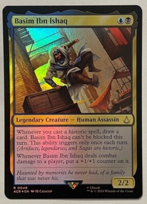 basim mtg card Basim Ibn Ishaq [Assassin's Creed] – Jomio and Rueliete's Cards and Comics
