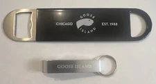 NEW Goose Island Beer Bartender Metal and Keychain Bottle Opener
