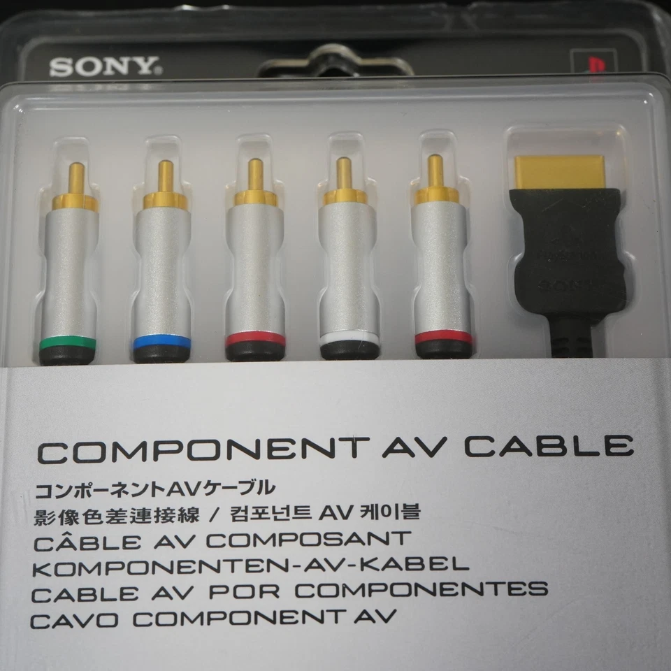 SONY OFFICIAL Playstation Component AV Cable SCPH-10490 PS2 PS3 NEW Sealed - Image 3 of 4