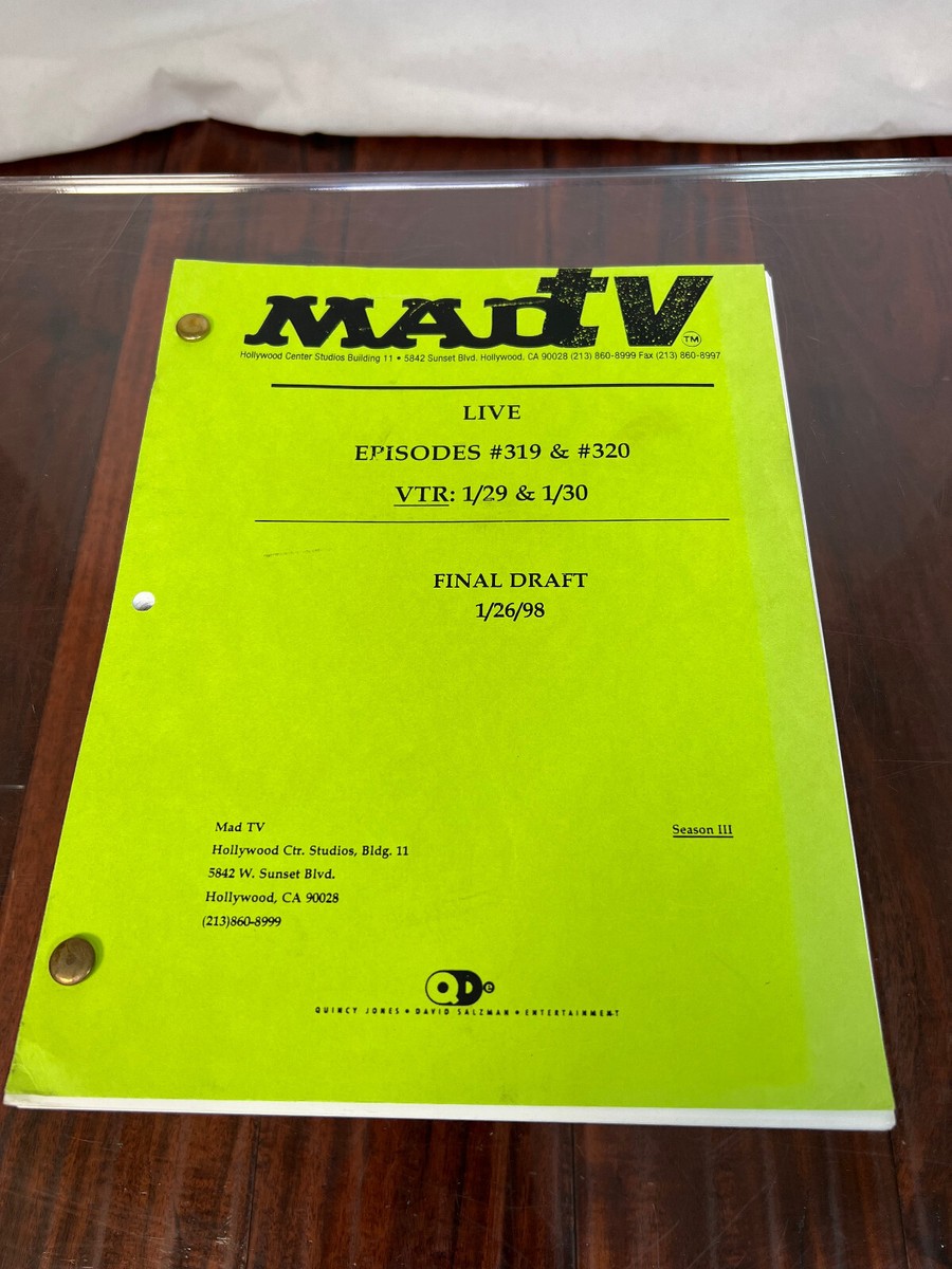 MADtv 1998 TV Series Show Script, Jerry Springer, Will Sasso