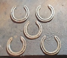 5x Real Used Lucky old Horseshoe, Horseshoes, Horse Shoe, Lucky Charm.