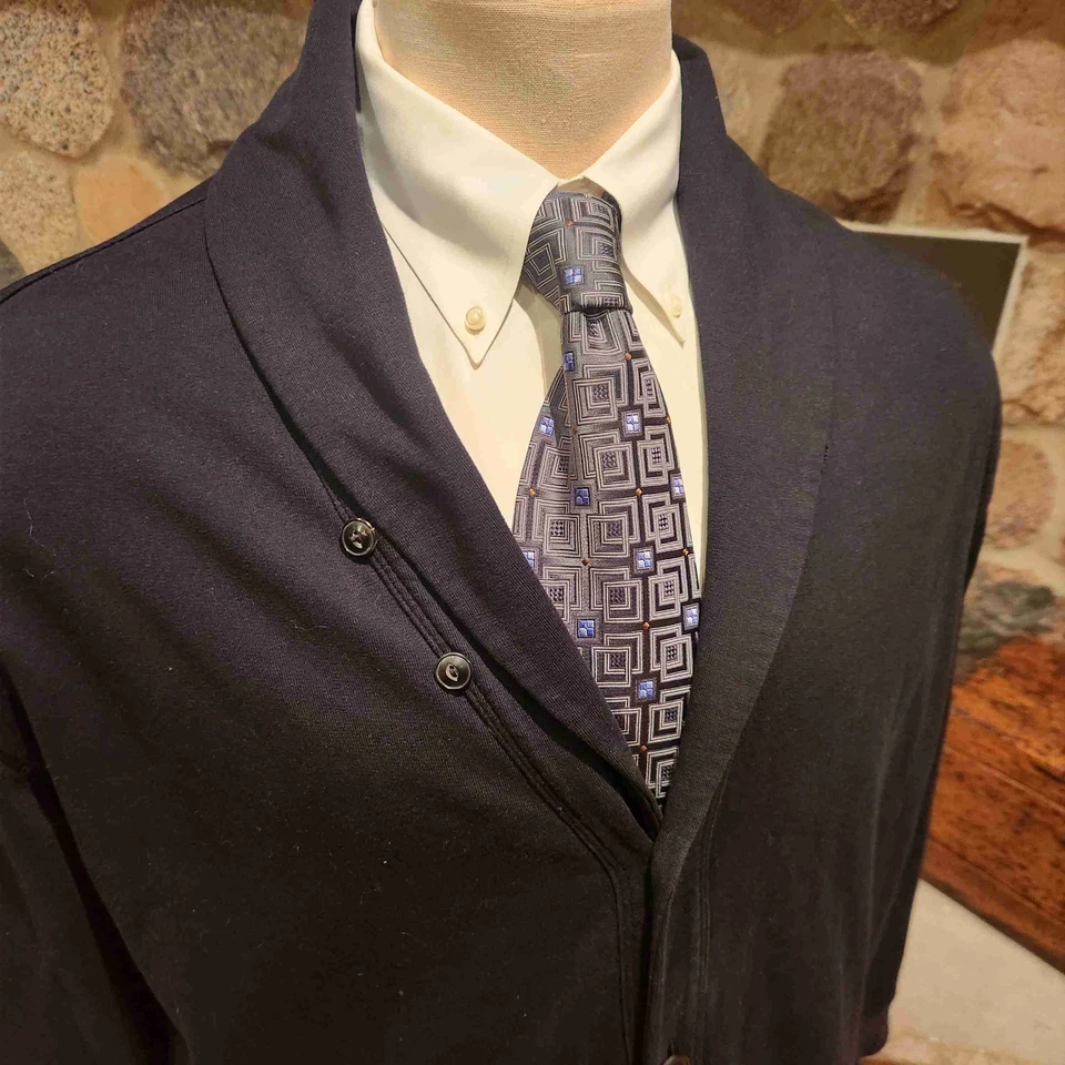 Polo Ralph Lauren Blazer Mens Shawl Collar Cotton Button Up Size 2XB - Image 2 of 4