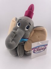 Disney Dumbo The Elephant Bean PLUSH TOY - WITH TAG 8  Vintage RARE NEW