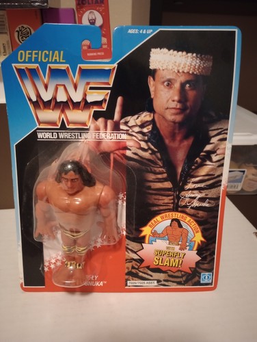 VINTAGE WWF WWE SUPERFLY JIMMY SNUKA FIGURE HASBRO...