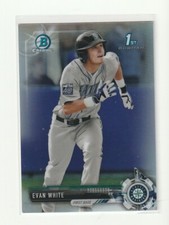 Evan White 2017 BOWMAN CHROME  REFRACTOR Rookie Rc   #178 Braves