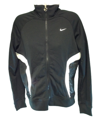 【A】  ジップアップジャケット Womens Nike 203161 010 Zip Up Vintage 2006 Black White Warm Up