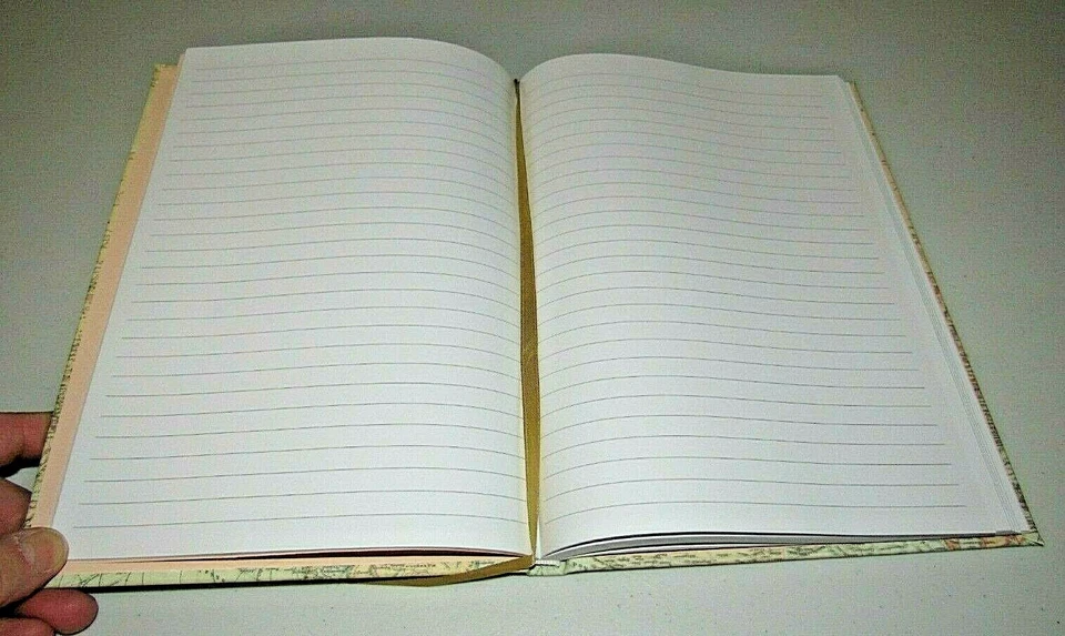 OLD WORLD MAP "NO SHORTCUTS TO A PLACE WORTH GOING" HARDCOVER JOURNAL - Image 4 of 4