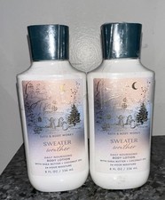 Bath and Body Works Sweater Weather Body Lotion, New Sealed , Two Bottles,