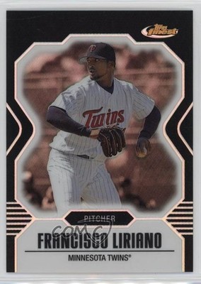 2007 Topps Finest Black Refractor 37/99 Francisco Liriano #69 1h0p