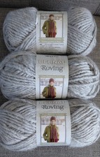 Zestaw 3 mostek Bernat Roving Mieszanka wełny Gruba przędza szara