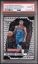 2024 PANINI PRIZM MONOPOLY #79 SHAI GILGEOUS-ALEXANDER PSA 10