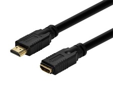 Monoprice Commercial High Speed HDMI Extension Cable 4K 10.2Gbps 24AWG 3ft Black