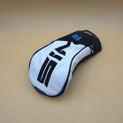 TaylorMade SIM 2 Golf Club Driver Wood Head Cover. Black Blue