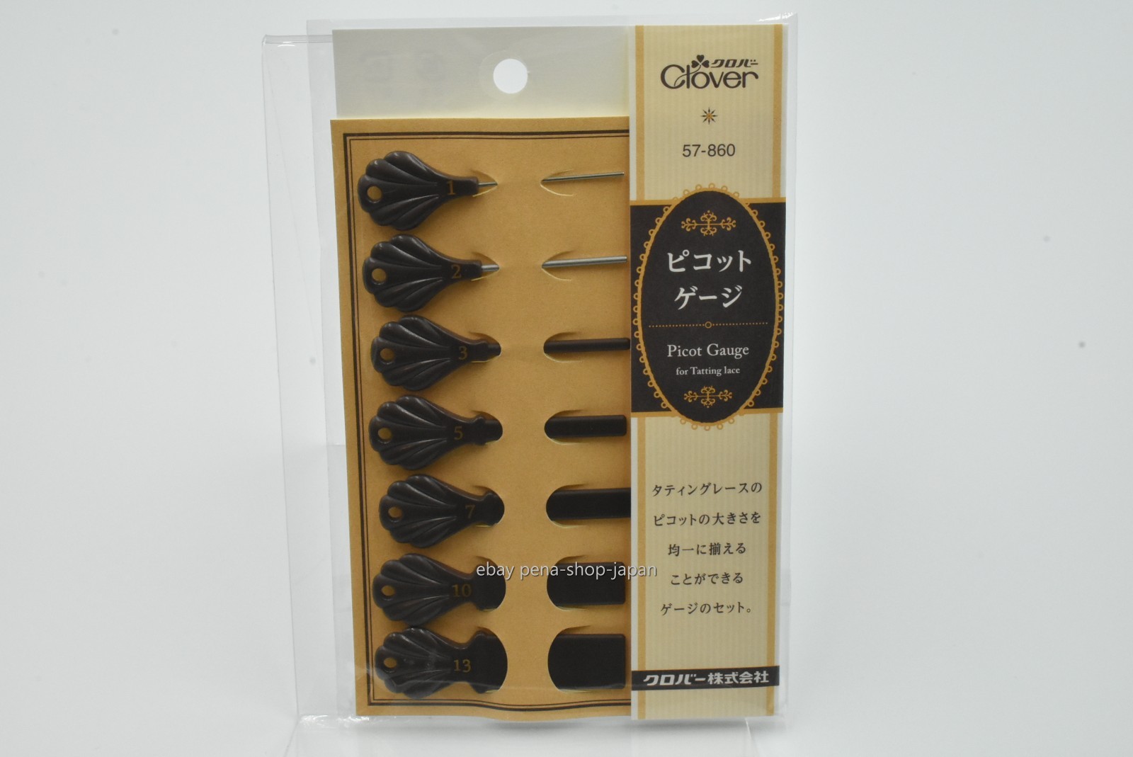 Clover Tatting lace supplies Picot gauge 57-860 Japan