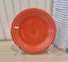 Fiesta Orange Salad Plate 7 1/4" USA Paprika Persimmon Homer Dessert Dish