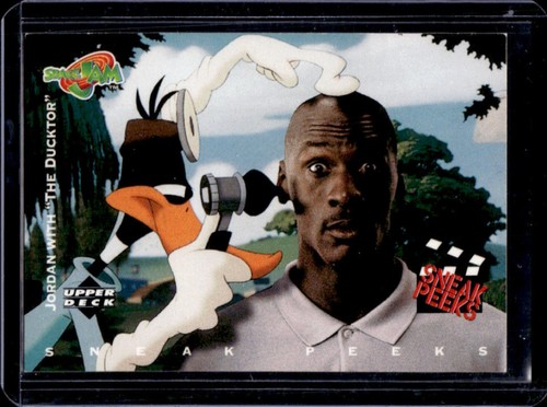 1996 Upper Deck Space Jam Jordan with "The Ducktor" S #51