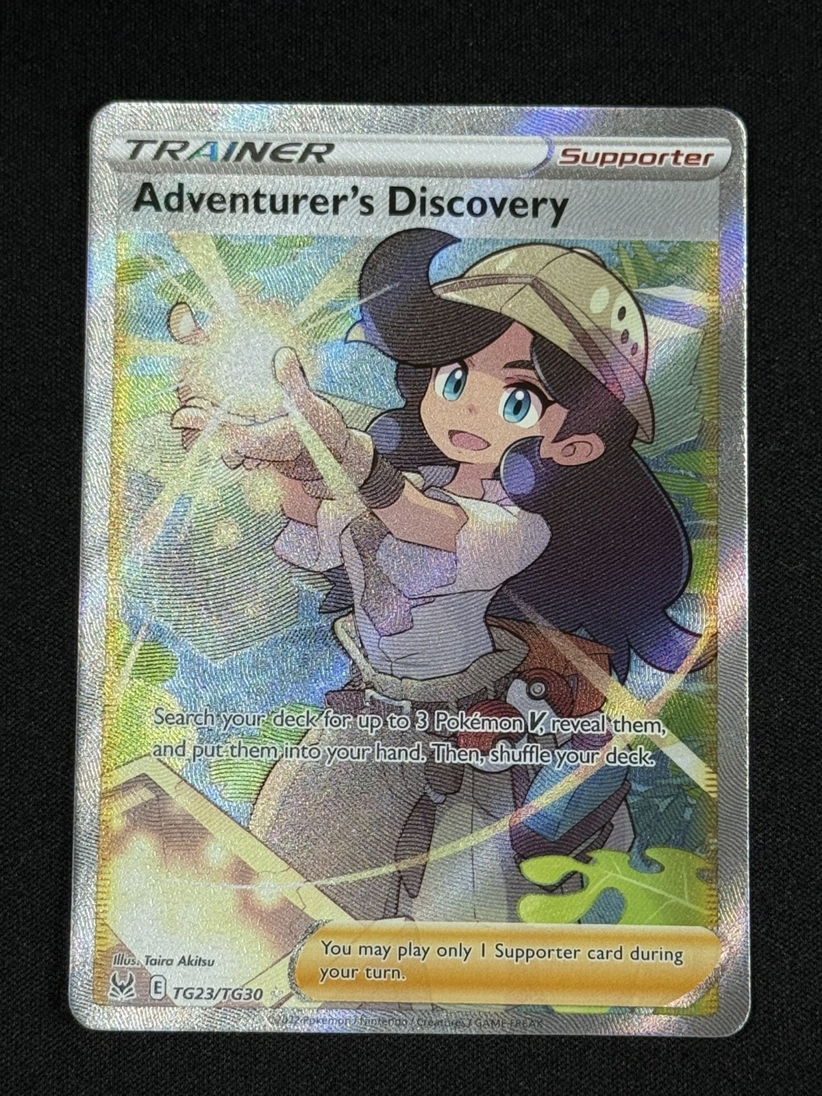Adventurer's Discovery TG23/TG30 Swsh11: Lost Origin Trainer Gallery Holo NM