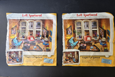 2 Vintage 2001 American Girl AG Minis Catalog Pages - Lil's Diner & Loft Room