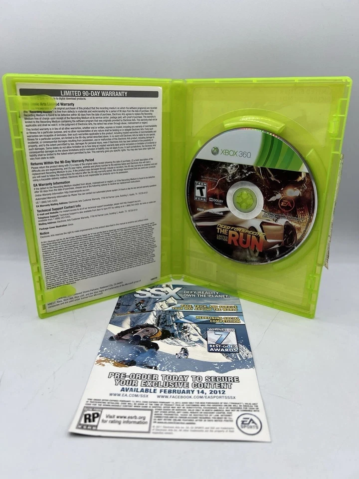 Need for Speed The Run Limited Edition Xbox 360 Complete CIB - Image 3 of 4