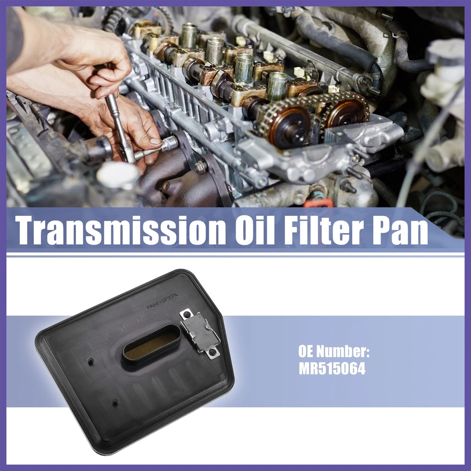 Automatic Transmission Filter Oil Pan fit for MITSUBISHI Black - Image 2 of 4