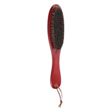 Shoe Cleaning Brush 10"x2" Beech Wood Horsehair Boot Brushes, Brown