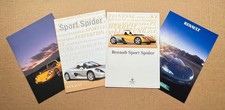 Renault Sport Spider Brochures + Laguna Roadster Concept