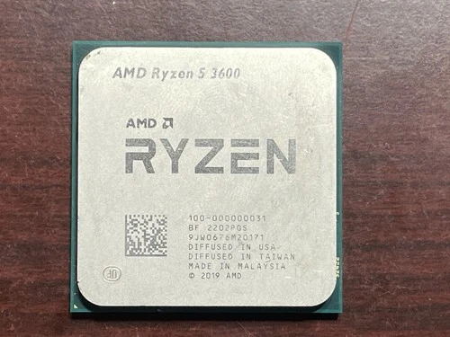 AMD Ryzen 5 3600 3.6GHz 6-Cores Socket AM4 CPU, Works w/ One Memory Channel