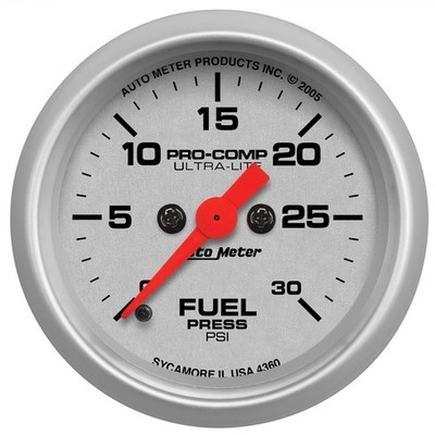 AutoMeter 4360 Ultra-Lite Elektrischer Kraftstoffdruck-Gauge