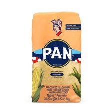 P.A.N. Yellow Corn Meal – Pre-cooked Gluten Free and 35.3 Ounce (Pack of 1) 