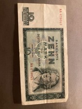 Banknote East Germany (DDR) P23a 10 Mark 1964