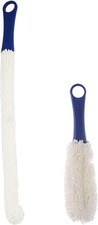 Bottle Cleaning Brush - Set of 2 Different Sizes Flexible Bottle Scourer - Multi