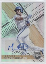 2019 Panini Elite Extra Edition Auto Miguel Hiraldo #117 Auto 5w7