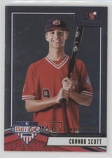 2019 Panini USA Baseball Stars & Stripes Longevity Connor Scott #75 ff8