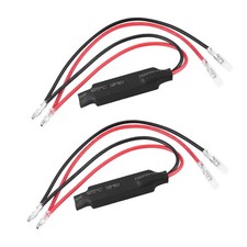Motorcycle Turn Signals LED Resistor,10W 12V Motorbike Turn Signal Black