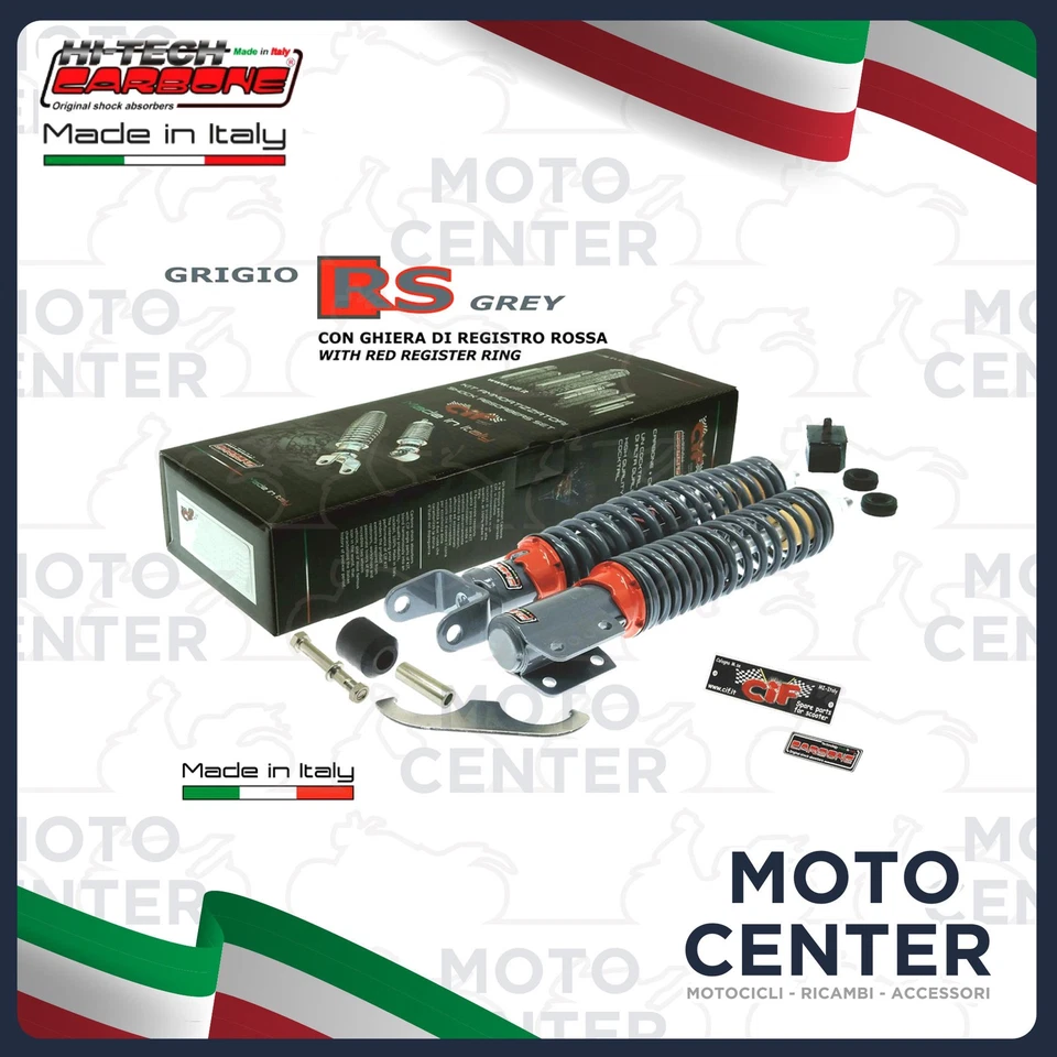 CARBONE SRL KIT AMMORTIZZATORI REGOLABILI CARBONE SPORT RS PIAGGIO VESPA PX 125 150 200 - VE