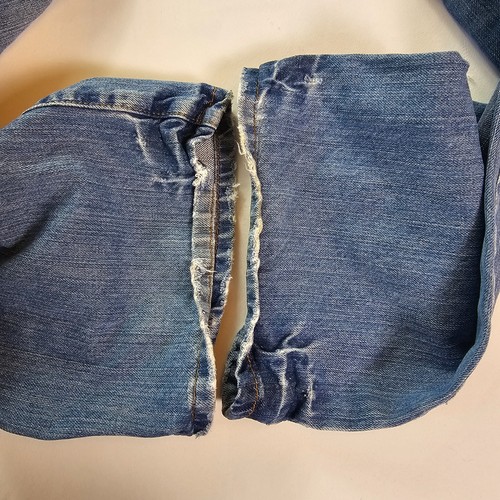 Hint Jeans Women’s Size 1 Distressed Bootcut Denim – Made in Mexico – Raw Hem - Picture 15 of 15