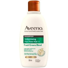 Aveeno Scalp Soothing Shampoo Volumising Fine Hair Fresh Greens Blend 300ml UK