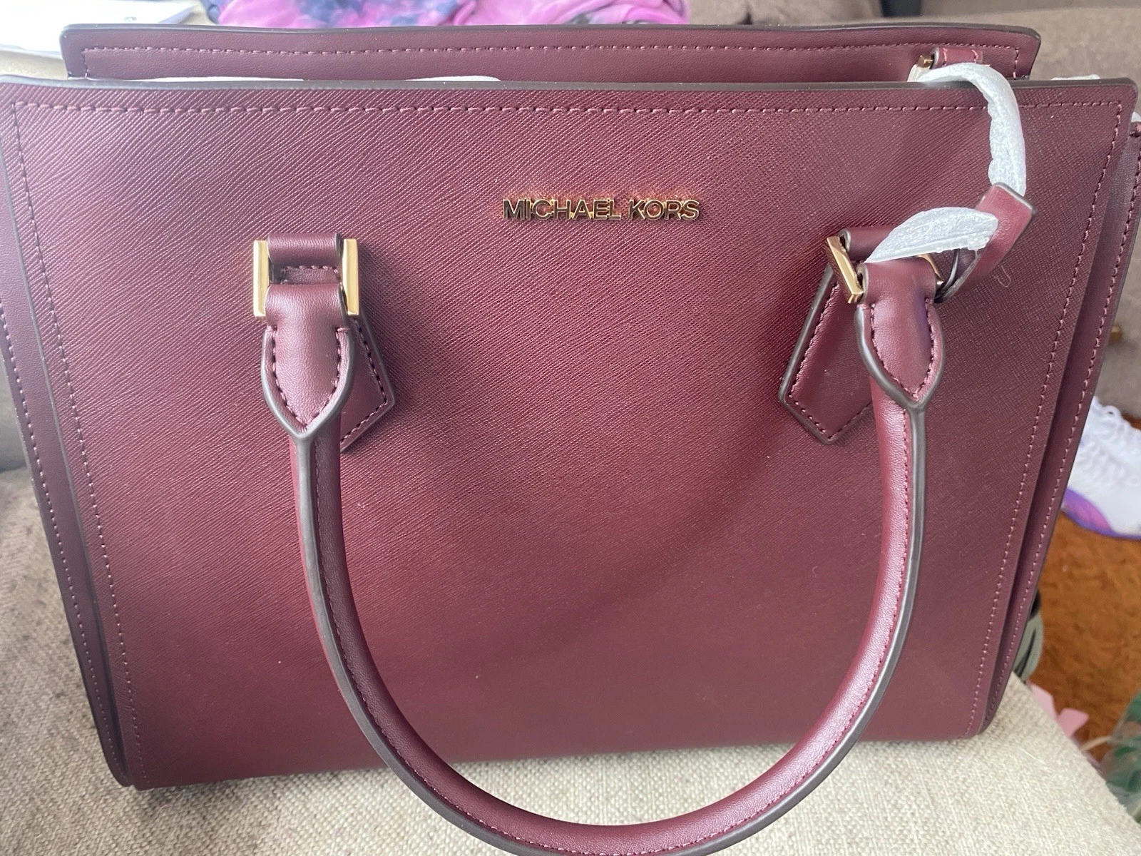 Michael Kors Large Leather Tote Bag Women